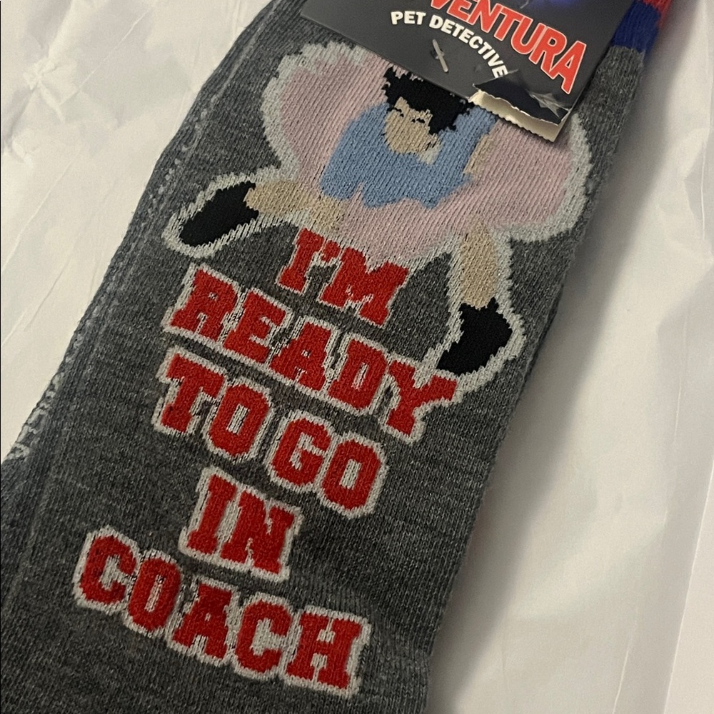 Ace Ventura Graphic Socks NWT